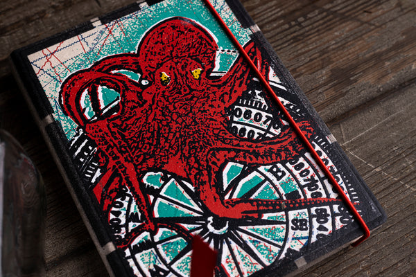 Octopus - mini notebook originální zápisník